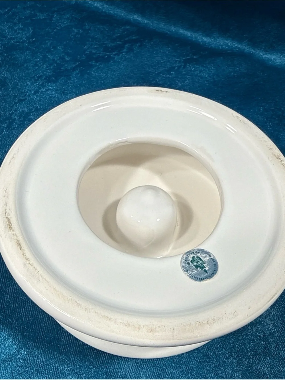 PartyLite White Ceramic Flower Petal Punched Taper Candle Holder 2 pc. 8" *READ* - Picture 7 of 11